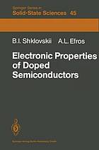 Electronic properties of doped semiconductors