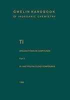 Ti, Organotitanium compounds. Part 5, Di- and polynuclear compounds 5