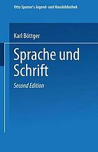 Sprache und Schrift : Das Lautdenken für Ohr und Auge