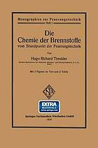 Die Chemie der Brennstoffe vom Standpunkt der Feuerungstechnik