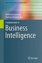 Fundamentals of business intelligence