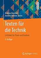 Texten für die Technik Leitfaden für Praxis und Studium