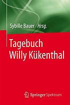 Tagebuch Willy Kükenthal