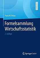 Formelsammlung wirtschaftsstatistik.