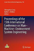 Proceedings of the 15th international conference on man-machine-environment.