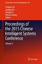 Proceedings of the 2015 Chinese Intelligent Systems Conference Volume 2