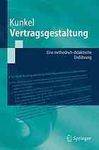 Vertragsgestaltung Eine methodisch-didaktische Einführung