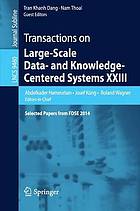 Transactions on large-scale data- and knowledge-centered systems 23