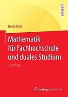 Mathematik für Fachhochschule und duales Studium