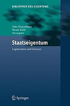 Staatseigentum Legitimation und Grenzen