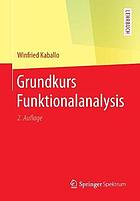 Grundkurs Funktionalanalysis