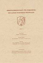 Aufgaben der Eisenforschung. Entwicklungslinien des deutschen Eisenhüttenwesens. Die wirtschaftliche und technische Bedeutung der Leichtmetalle und ihre Entwicklungsmöglichkeiten