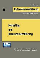 Marketing und Unternehmensführung