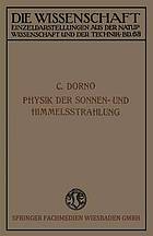 Physik der Sonnen- und Himmelsstrahlung