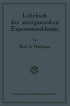 Lehrbuch der anorganischen Experimentalchemie