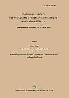 Entwicklungsarbeiten auf dem Gebiete des Korrosionsschutzes und der Abdichtung