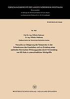 Versuche zur Steigerung der Temperatur in der Schmelzzone des Kupolofens und zur Erzielung eines optimalen thermischen Wirkungsgrades durch Verwendung von HC-Koks in unterschiedlicher Stückgröße