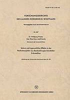 Solare und tageszeitliche Effekte in der Hochatmosphäre aus Beobachtungen künstlicher Erdsatelliten