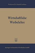 Wirtschaftliche Werbelehre