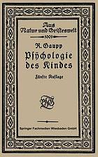 Psychologie des Kindes