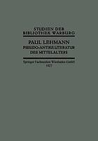 Pseudo-antike Literatur des Mittelalters.