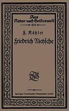 Friedrich Nietzsche : Bearbeitet nach Sechs Vorlesungen gehalten an der Volkshochschule zu Kl̲n im Winter 1920