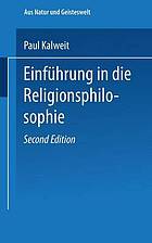 Einführung in die Religionsphilosophie