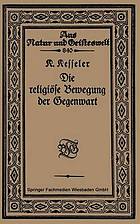 Die religiöse bewegung der gegenwart