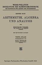 Arithmetik, Algebra und Analysis