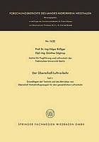 Der Überschall-Luftverkehr : Grundlangen der Technik und des Betriebes von Überschall-Verkehrsflugzeugen für den gewerblichen Luftverkehr