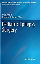 Pediatric epilepsy surgery