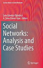 Social networks : analysis and case studies