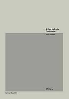 A Case for Partial Prestressing