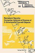 Computer analysis of scenes of 3-dimensional curved objects