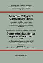 Excerpts of the Conference on Numerical Methods of Approximation Theory, March 18-24, 1979 at the Mathematical Research Institute Oberwolfach, Black Forest