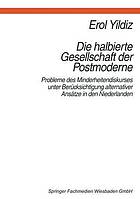 Die halbierte Gesellschaft der Postmoderne Probleme des Minderheitendiskurses unter Berücksichtigung alternativer Ansätze in den Niederlanden