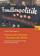 Themen der Rechten--Themen der Mitte : Zuwanderung, demografischer Wandel und Nationalbewusstsein