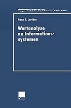 Wertanalyse an Informationssystemen