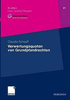 Verwertungsquoten von Grundpfandrechten