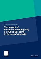 The impact of performance budgeting on public spending in Germany's Laender