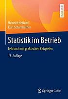 Statistik im Betrieb : Lehrbuch mit praktischen Beispielen