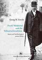 Frank Wedekind Und Die Volksstucktradition