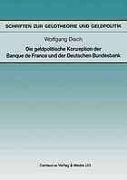 Die Geldpolitische Konzeption Der Banque de France Und Der Deutschen Bundesbank