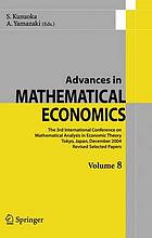 The 3rd International Conference on Mathematical Analysis in Economic Theory, Tokyo, Japan, December 2004 : revised selected papers.