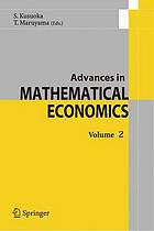 Advances in Mathematical Economics