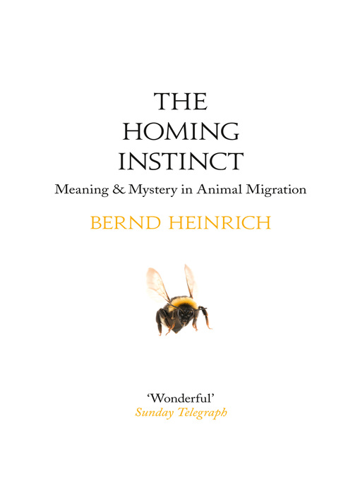 The Homing Instinct