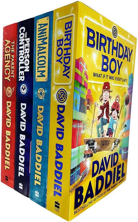 David Baddiel 4 Books Collection Set (Birthday Boy, Animalcolm, The Person Controller, The Parent Agency)