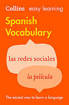 Easy learning Spanish vocabulary.