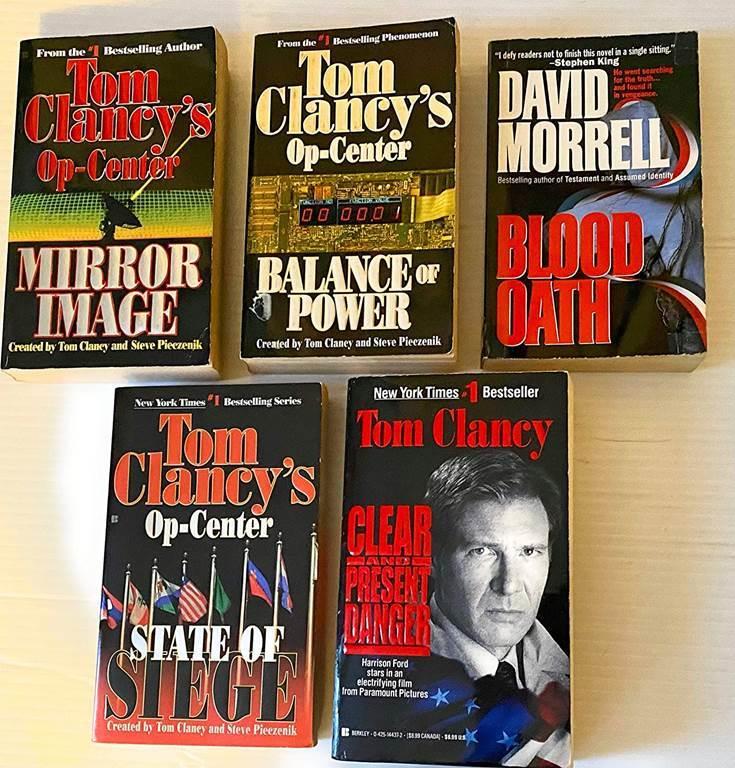 5 Books! 1) Mirror Image 2) Balance of Power 3) Blood Oath 4) State of Siege 5) Clear and Present Danger