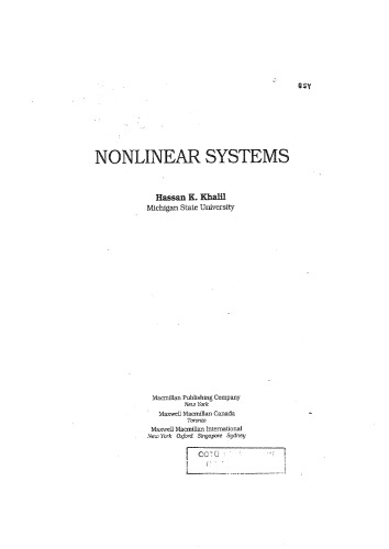 Nonlinear Systems